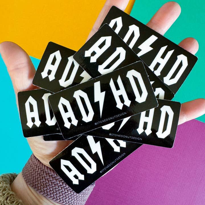 Stone Donut Design, LLC - Wholesale Sticker - ADHD Vinyl Sticker8