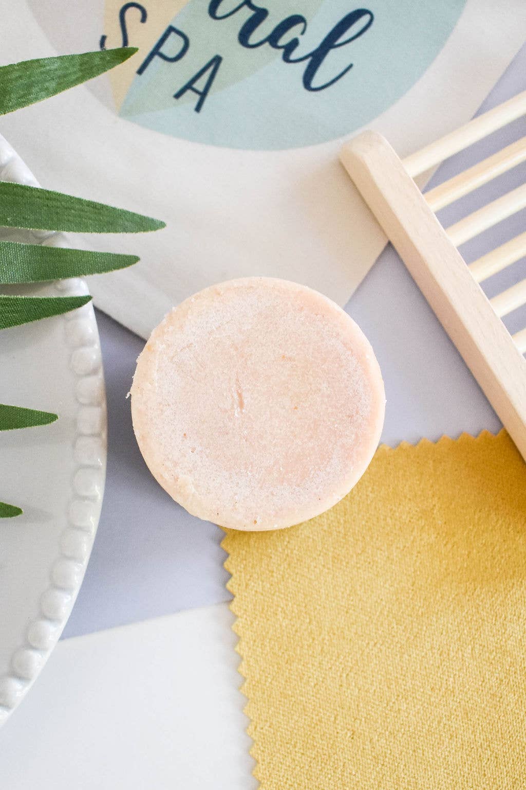 The Natural Spa Cosmetics - Wholesale Shampoo Puck/Solid Shampoo - Package Free Cold Process Shampoo bar - Spring savings8