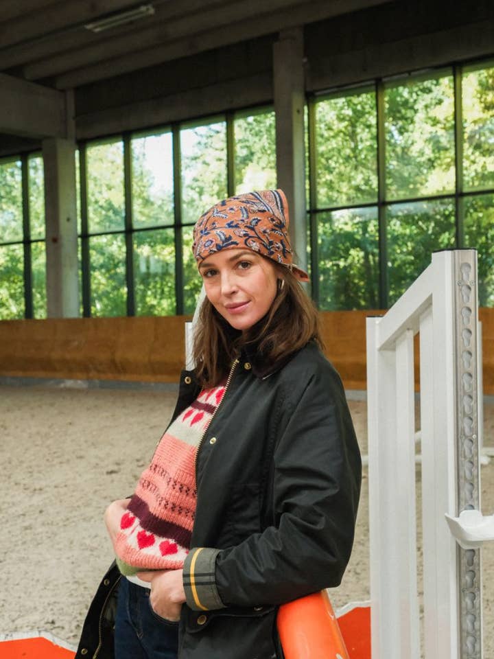 Foulards Bébé, Enfant Delhi Abricot 5O cm pour la vente par SO FAMILY