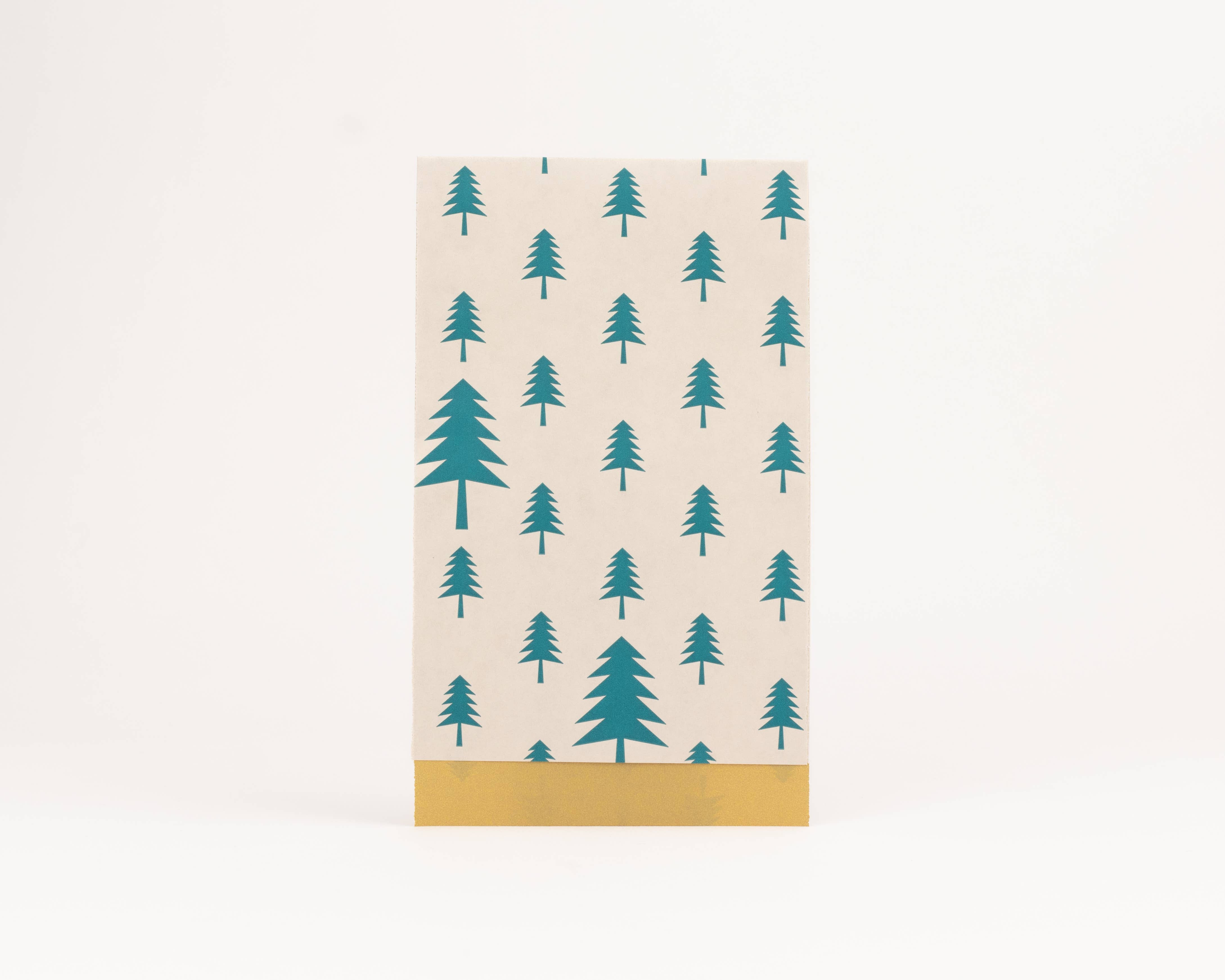 liebevoll verpackt - Wholesale Gift Bag - Paper Bags Fir Beige / Green (Christmas) (Copy)3