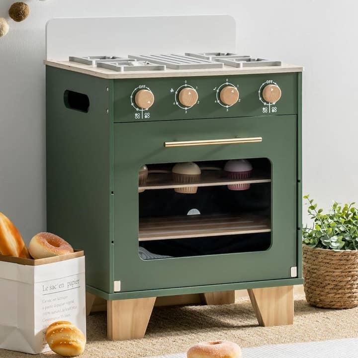 Robud & Mewoofun Official Store - Vendita all'ingrosso Set di giocattoli - Bambini - Set da gioco cucina per bambini con forno giocattolo in legno Robud