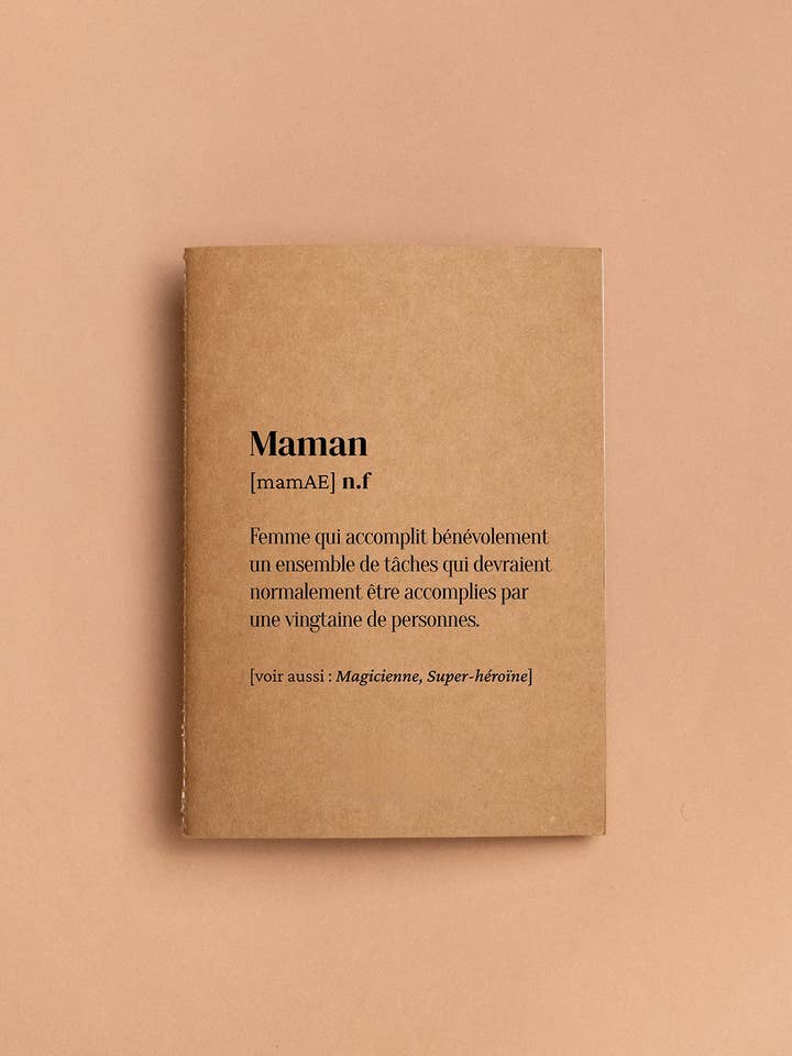 Quaderno A5 Definition Mom per la vendita all'ingrosso da parte di Family Impact Stories