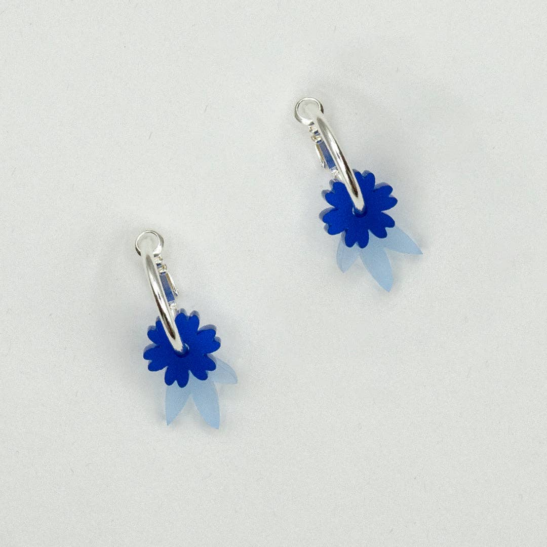 Materia Rica ☀️ - Wholesale Dangle Earrings - Floreta Blue Earrings0