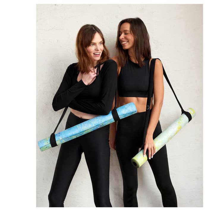 Nephele Lime Green Artistry Yoga Mat - Travel + Retreats for wholesale by KATI KAIA