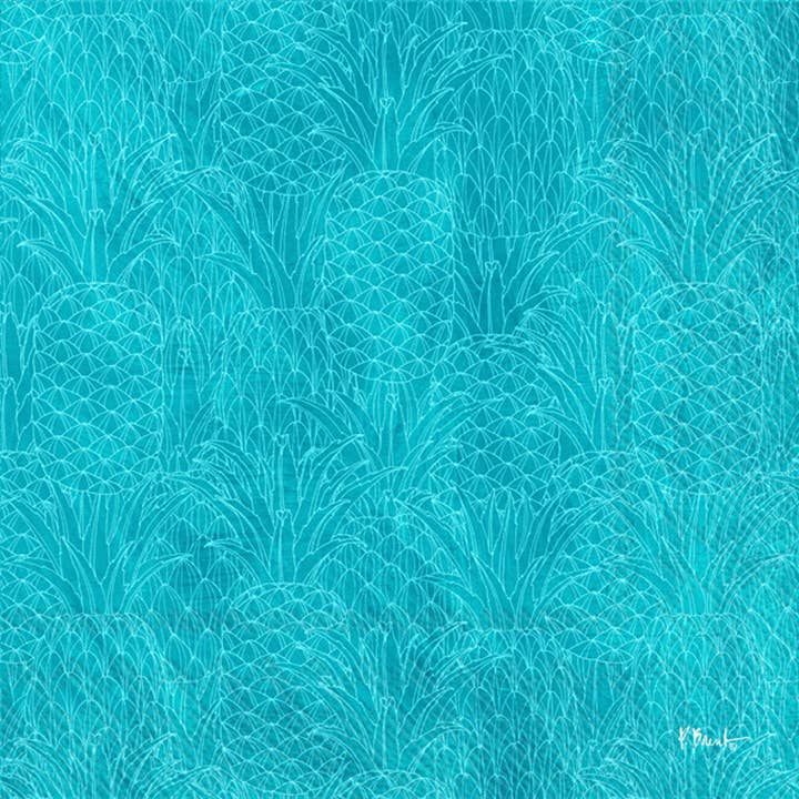 Boston International - Wholesale Disposable Napkin - Paper Cocktail Napkins Pack of 20 Pineapple Shake Repeat