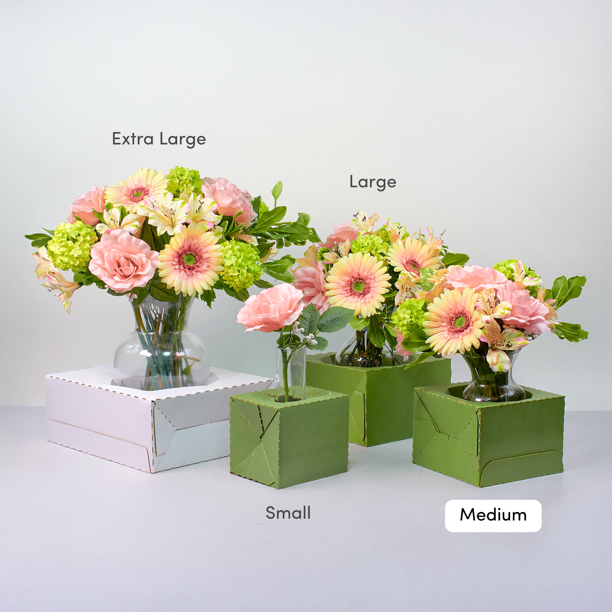 Jacobson - Wholesale Gift Box - 50PK - 6.5"L Pop Up Floral Delivery Box for Vase Transport2