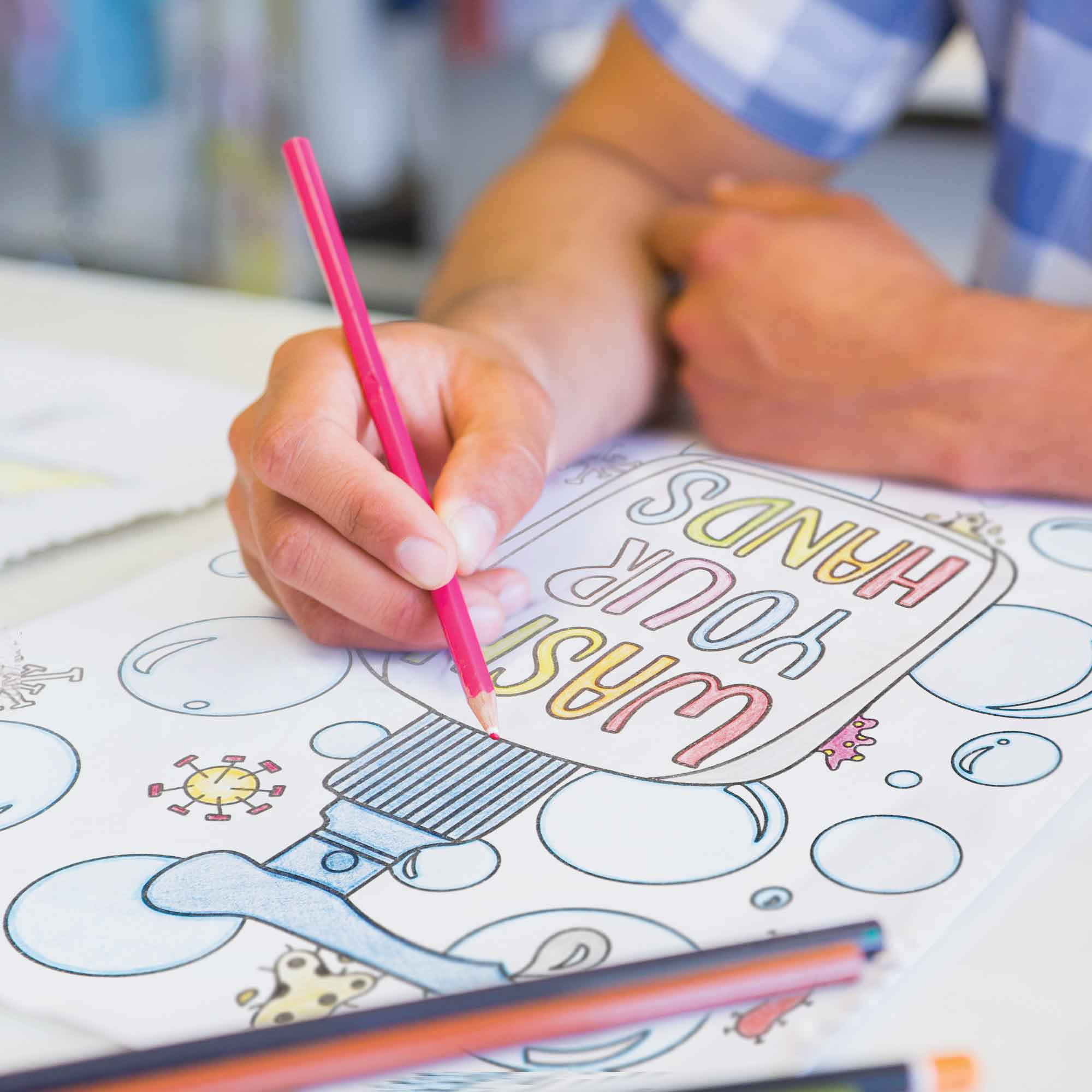 Pop Colors Colored Pencils and Coloring Sheets – wholesale Painting/drawing – Nurse Colors - Nurse Appreciation Colored Pencils6