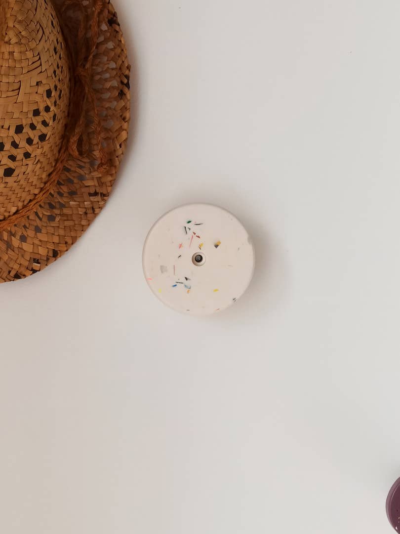 Hey Denise - Wholesale Wall Hook - Large terrazzo Jesmonite coat hook – Handcrafted design1