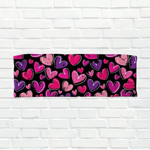 Tough Love Valentine's Day Sport Wicking Headband for wholesale by Bondi Band