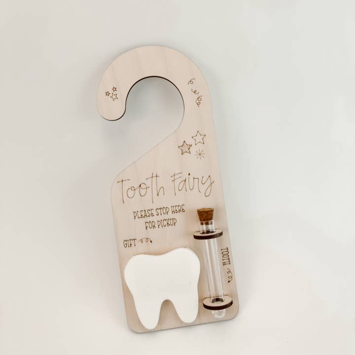 Mud & Honey - Wholesale Door Hanger - Tooth Fairy Door Hanger1