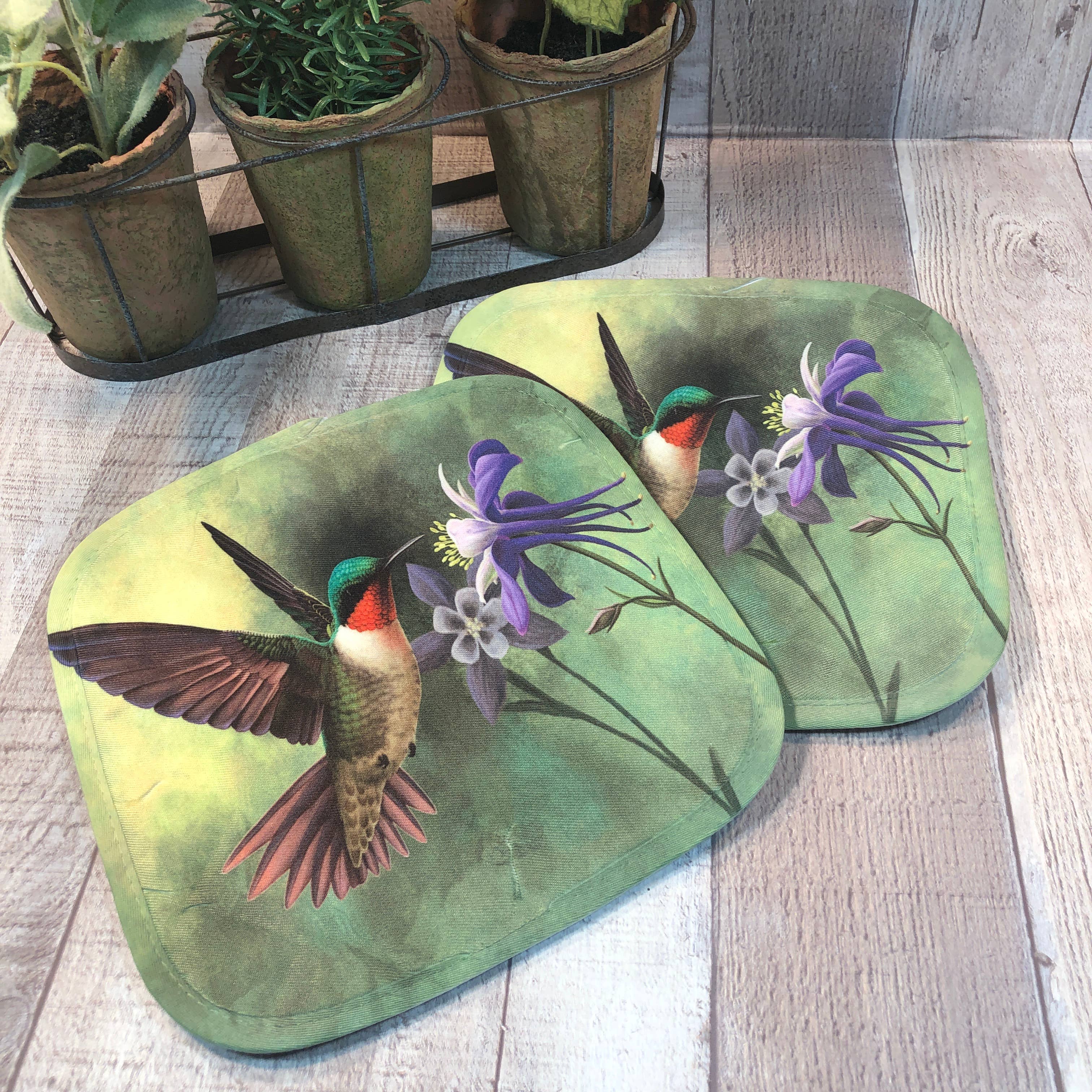 GP Originals - Wholesale Oven Mitt/Pot Holder - Hummingbird Columbine Pot Holder1