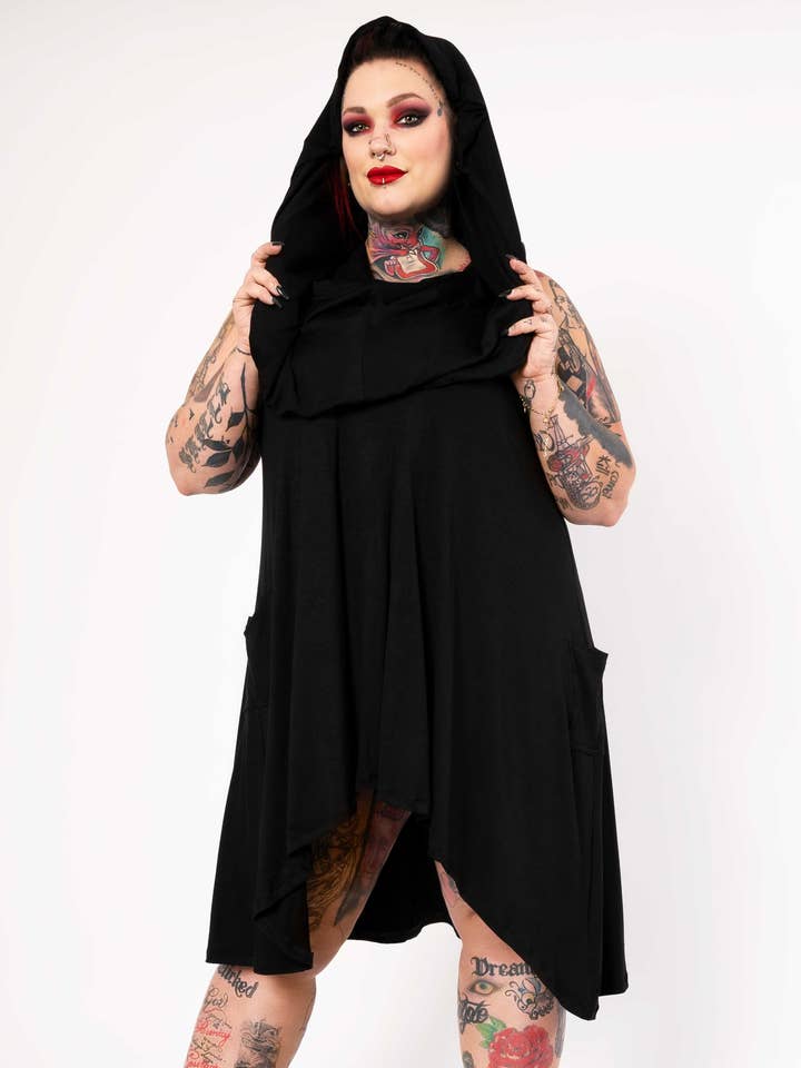 Rituel tunic - black for wholesale by Putré-Fashion