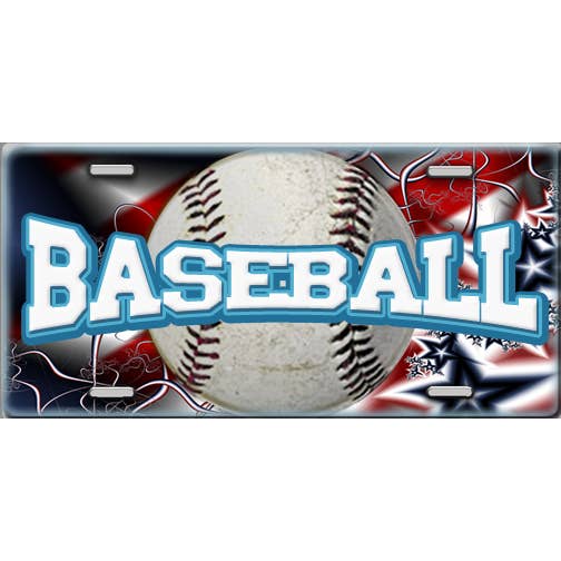 Baseball nummerplade for engroshandel hos Make It Yours