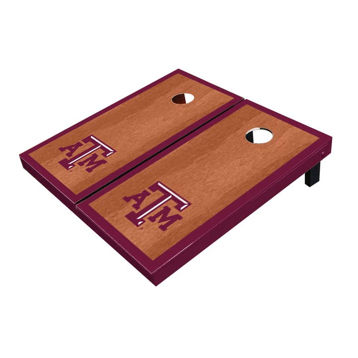 Ensemble de Cornhole Tout Temps Texas A&M Aggies avec Bordure pour la vente par Skip's Garage