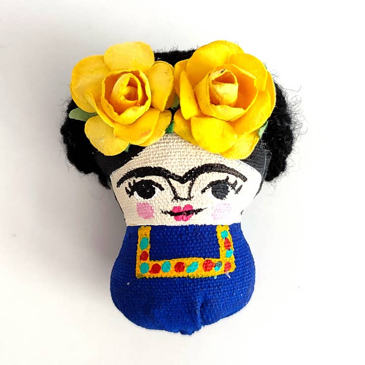 Frida Kahlo brooch, mexican woman, Frida Kahlo pin for wholesale by Chunchitos