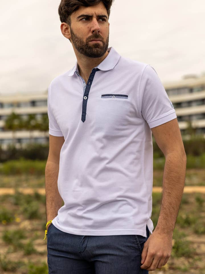 Custi Mikelo - Wholesale Polo - Men's - Argentinian White Polo