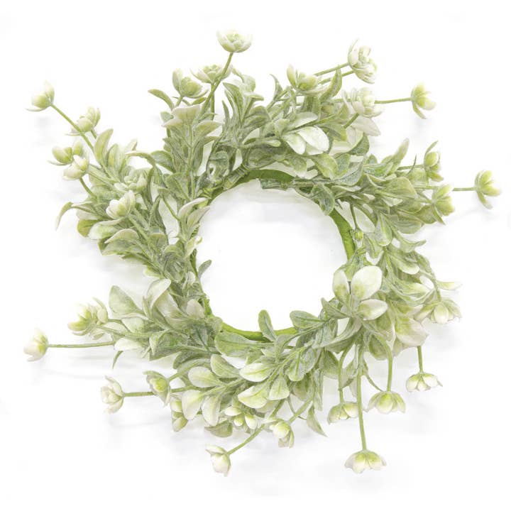 White Star Lavender Buds Candle Ring, 2.5" for wholesale by CWI Gifts