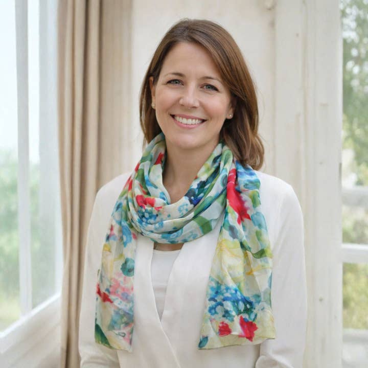 Sjaal van polychiffon voor wholesale door Dana Herbert