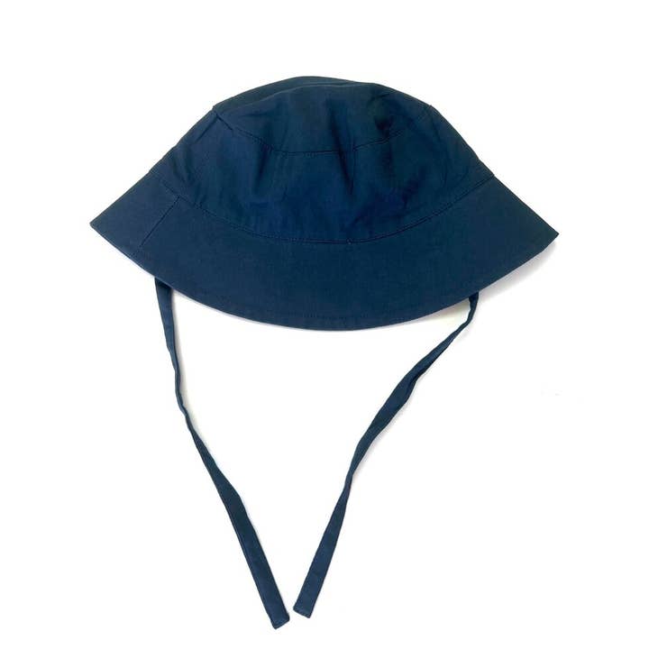 Organic Cotton Round Baby Sun Hat for wholesale by Viverano Organics