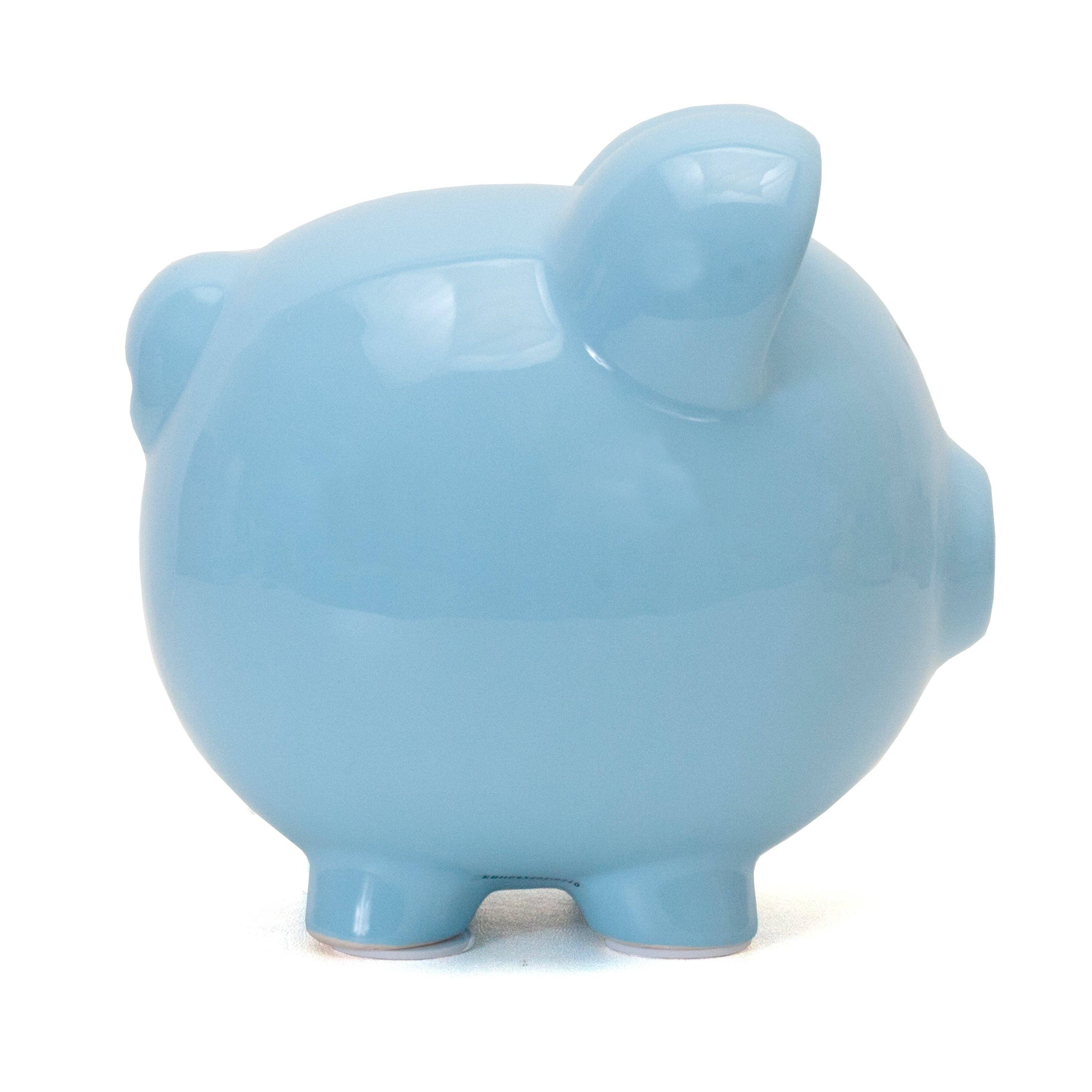 Child To Cherish® - Wholesale Money/Piggy Bank - Kids & Baby - Large Blue Ceramic Piggy Bank3
