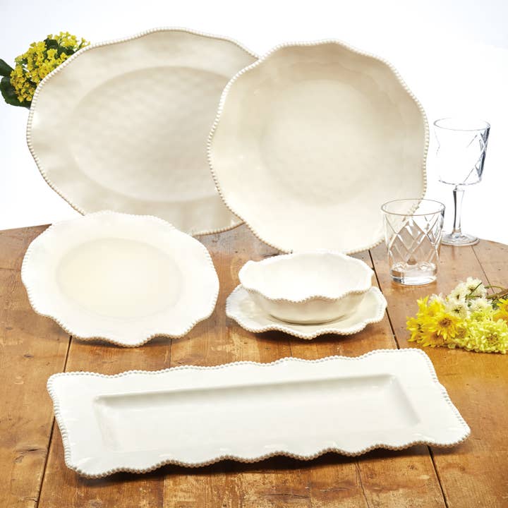 Certified International - Wholesale Bowl - Perlette Cream Melamine All Purpose Bowl 7.5 in x 2 in