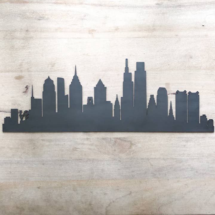 Keystone Steel Co. – wholesale Dimensionell/3D-väggkonst – Philadelphia Pennsylvania City Skyline1