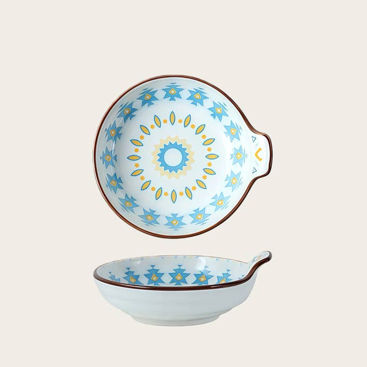 Otterware - Wholesale Condiment/Dip Bowl - Bohemian Ceramic Dipping Dish | 10 Unique Styles | Oven Safe3