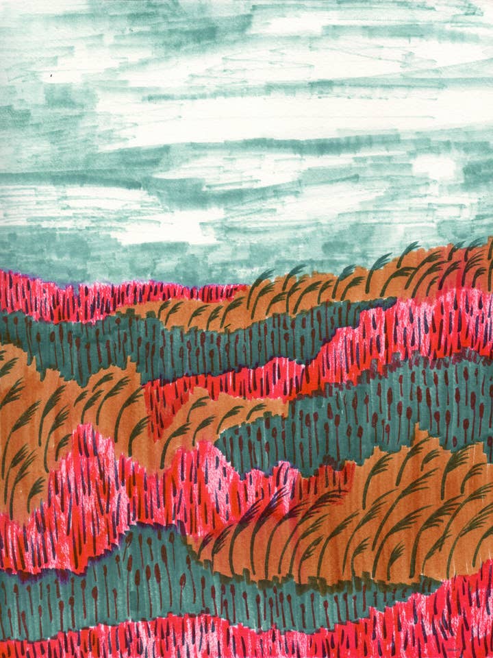 Quiet Place signed print for wholesale by Amanda Laurel Atkins Art + Illustration