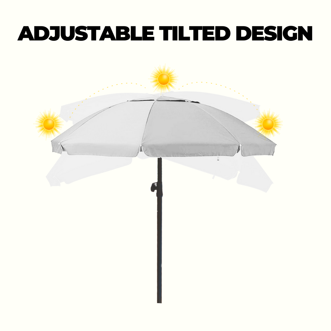 ROFFT USA LLC - Vendita all'ingrosso Ombrellone da spiaggia - Ombrellone da Spiaggia ROFFT 2 m in acciaio e alluminio resistente22