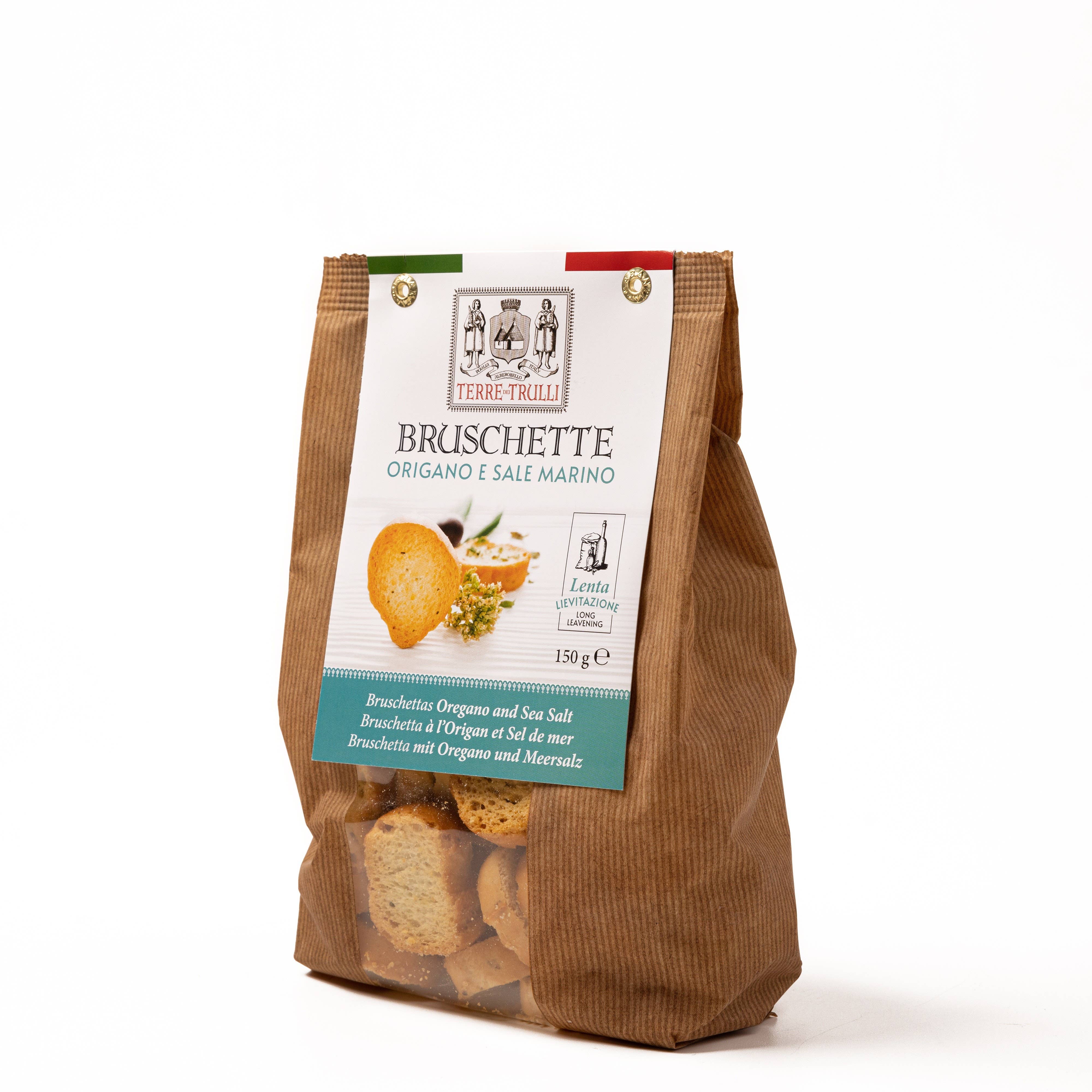 Terre dei Trulli - Wholesale Bread Mix - Oregano and Sea Salt Baked Made in Italy Bruschetta 150g3