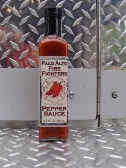 Originele pepersaus - fles van 8,5 oz voor wholesale door Palo Alto Firefighters Pepper Sauce