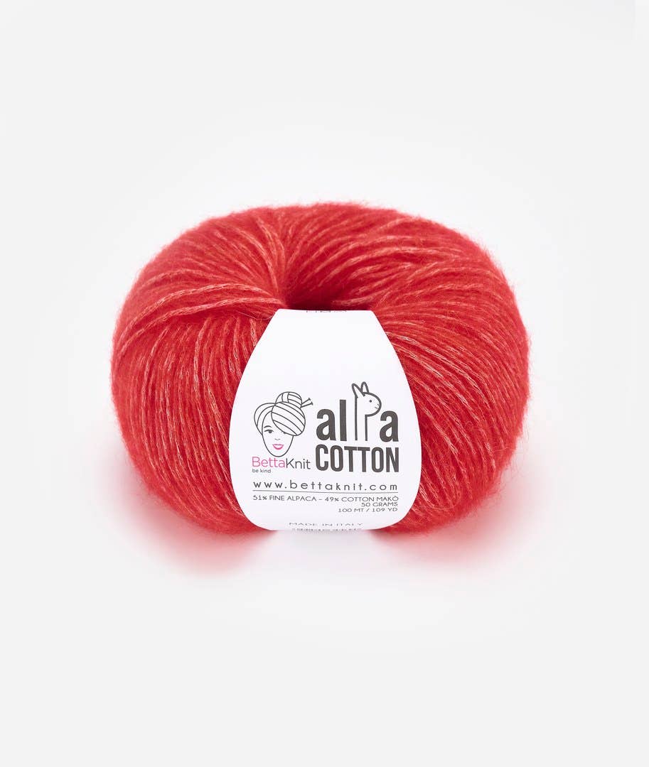 BettaKnit - Vente Fils à tricoter - Alpa Cotton - Lot de 10 pelotes1