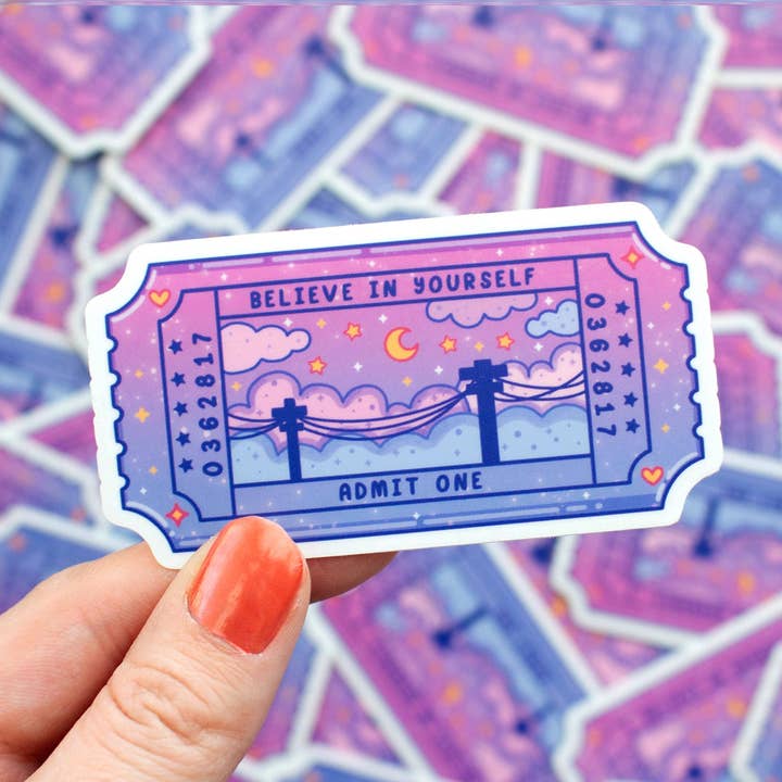 Ticket Sticker for wholesale by Unicorn Eclipse