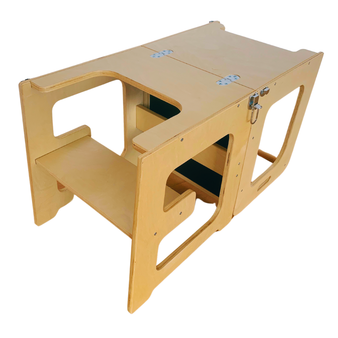 Nice Stuff Sales - Wholesale Highchair - Baby - Folding Montessori Learning Tower (bench and table) with lousa1