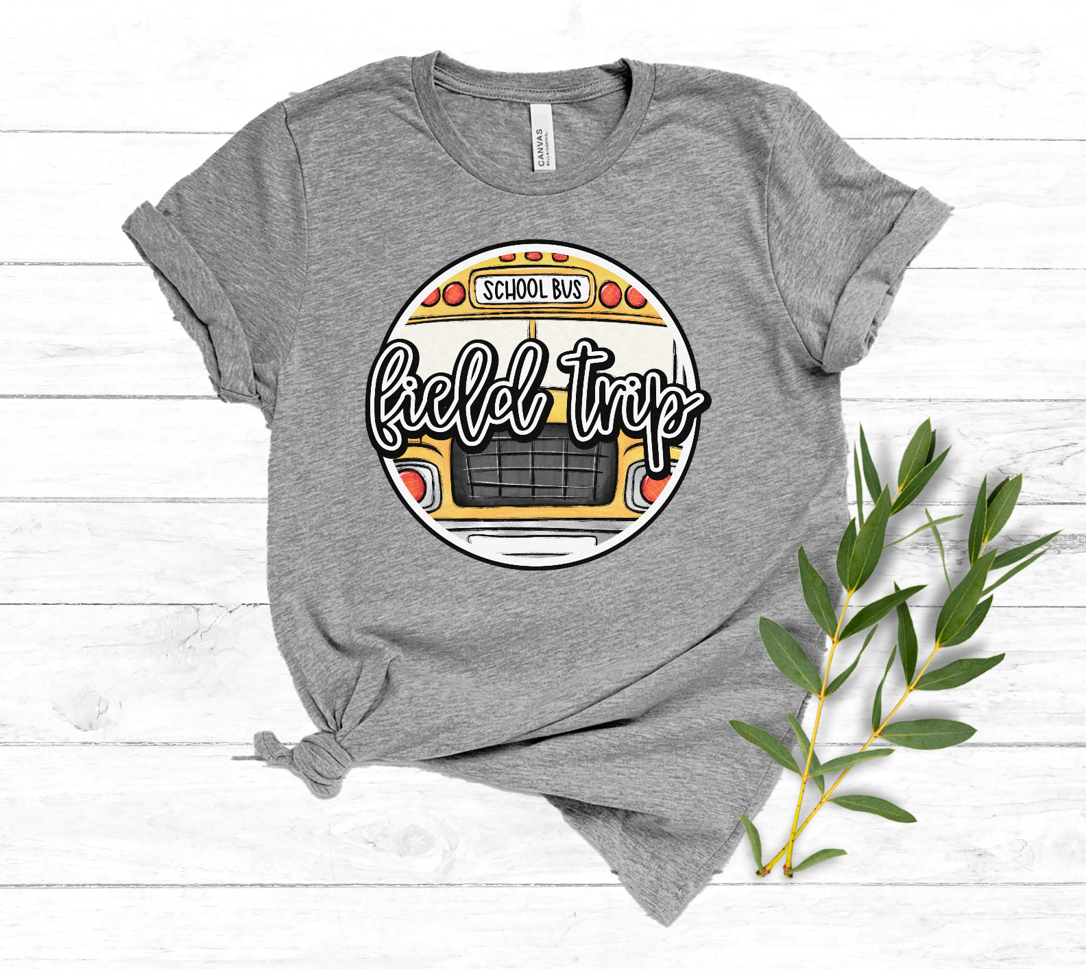 Simple Tymes - Wholesale Sublimation Transfer - Field Trip Bus Circle DTF Print0