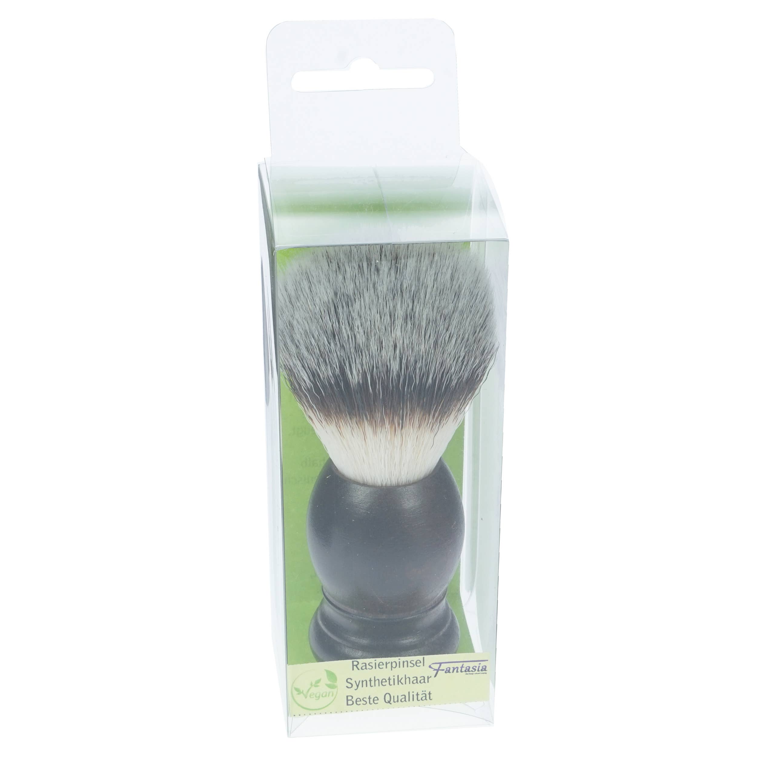 Fantasia R. Espig KG - Wholesale Shave Brush - Men's - shaving brush, synthetic hair, dark beech wood handle3