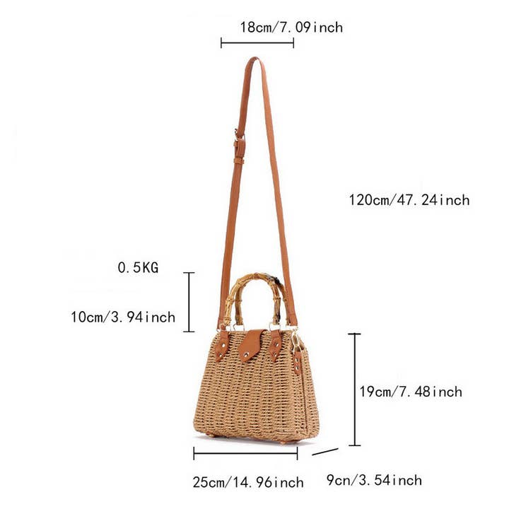 ACCITY - Wholesale Beach Bag - Straw Beach Bag with Bamboo Handle for Women_CWAB46945