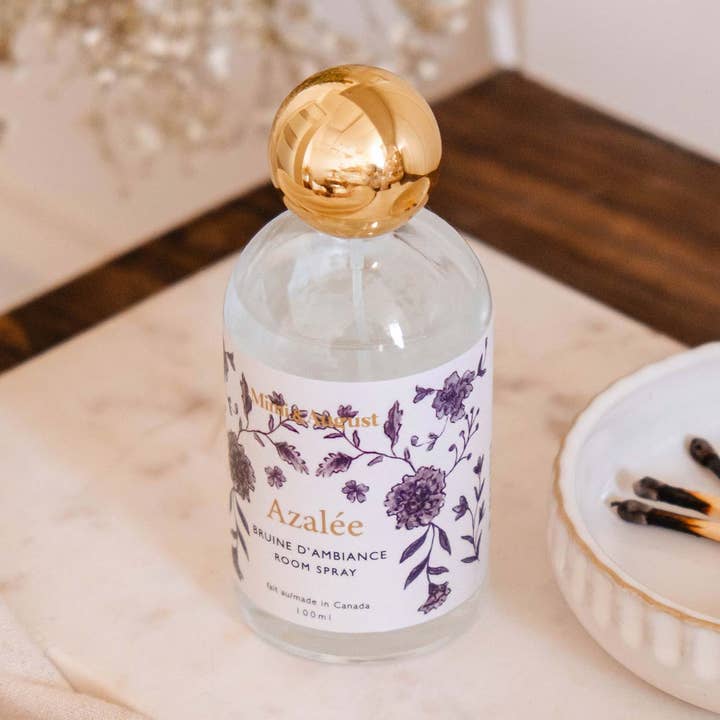 Mimi & August - Vente Vaporisateurs d'ambiance et de linge - Spray d'ambiance - Azalée0