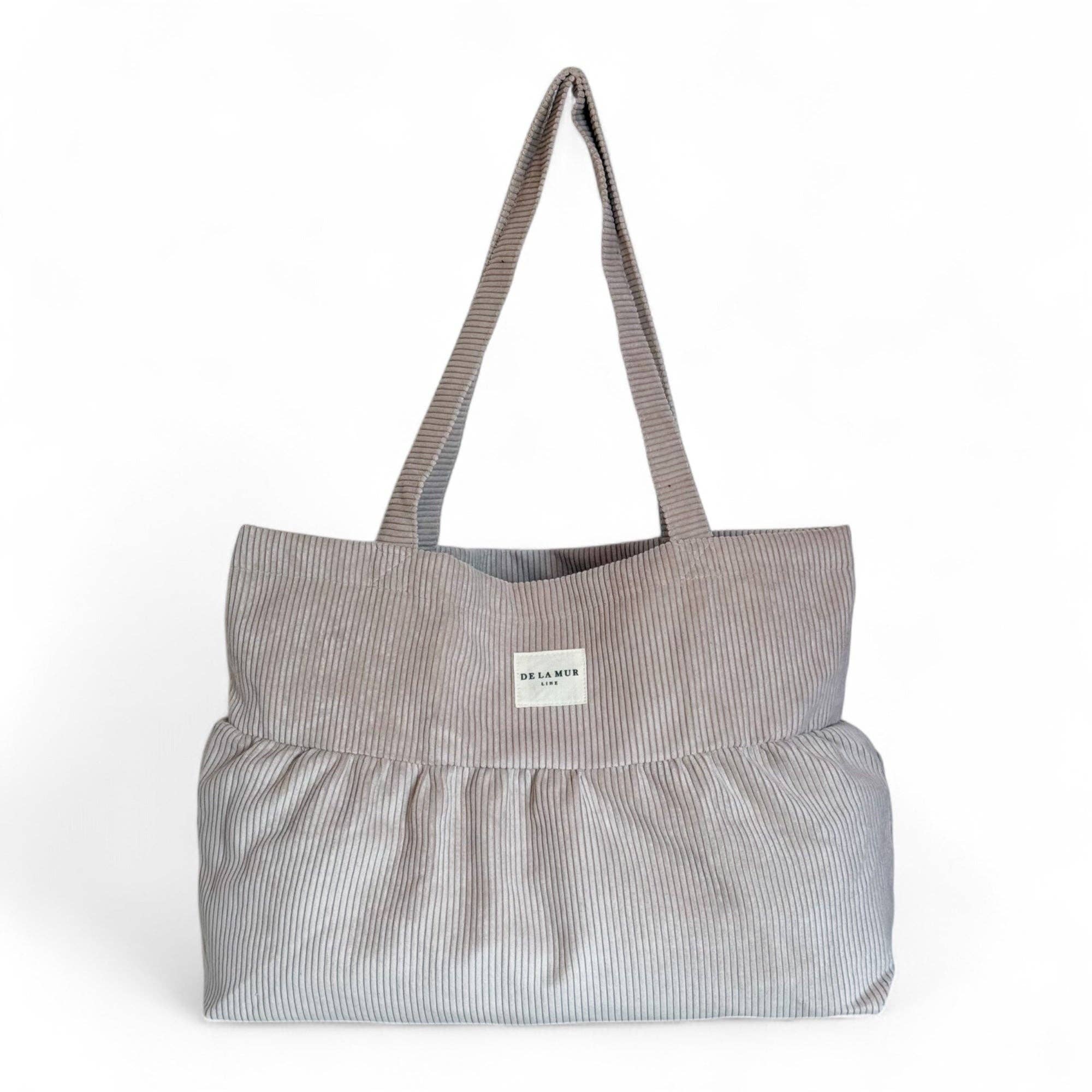 De La Mur Line - Wholesale Tote Bag - Women's - Ruffle Bag Rib TOFE0