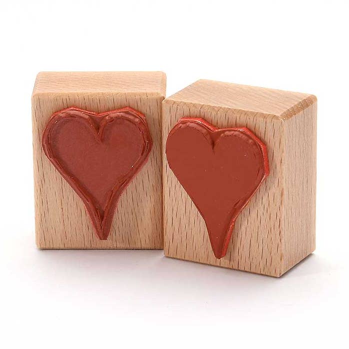 Frimärke: Hjärta - Skiss och yta för wholesale av Heindesign