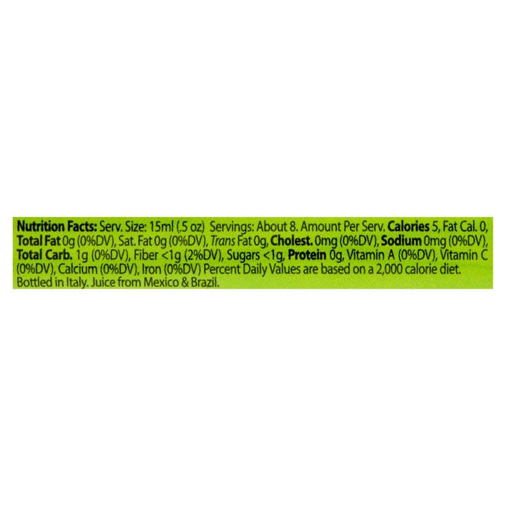 Delallo - Wholesale Fruit Juice - Lime Juice Slice 4.23 fl oz