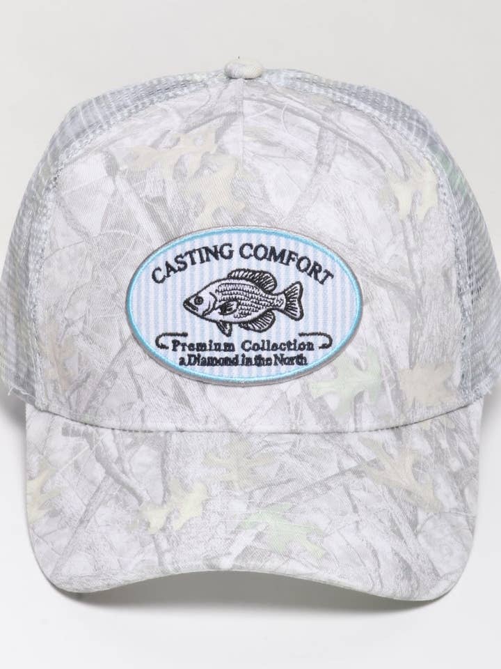 Chapeau camouflage Casting Comforts pour la vente par a Diamond in the North