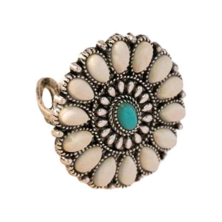 The Bling Barn - Wholesale Cocktail/Statement Ring - Vintage Western Blossom Ring