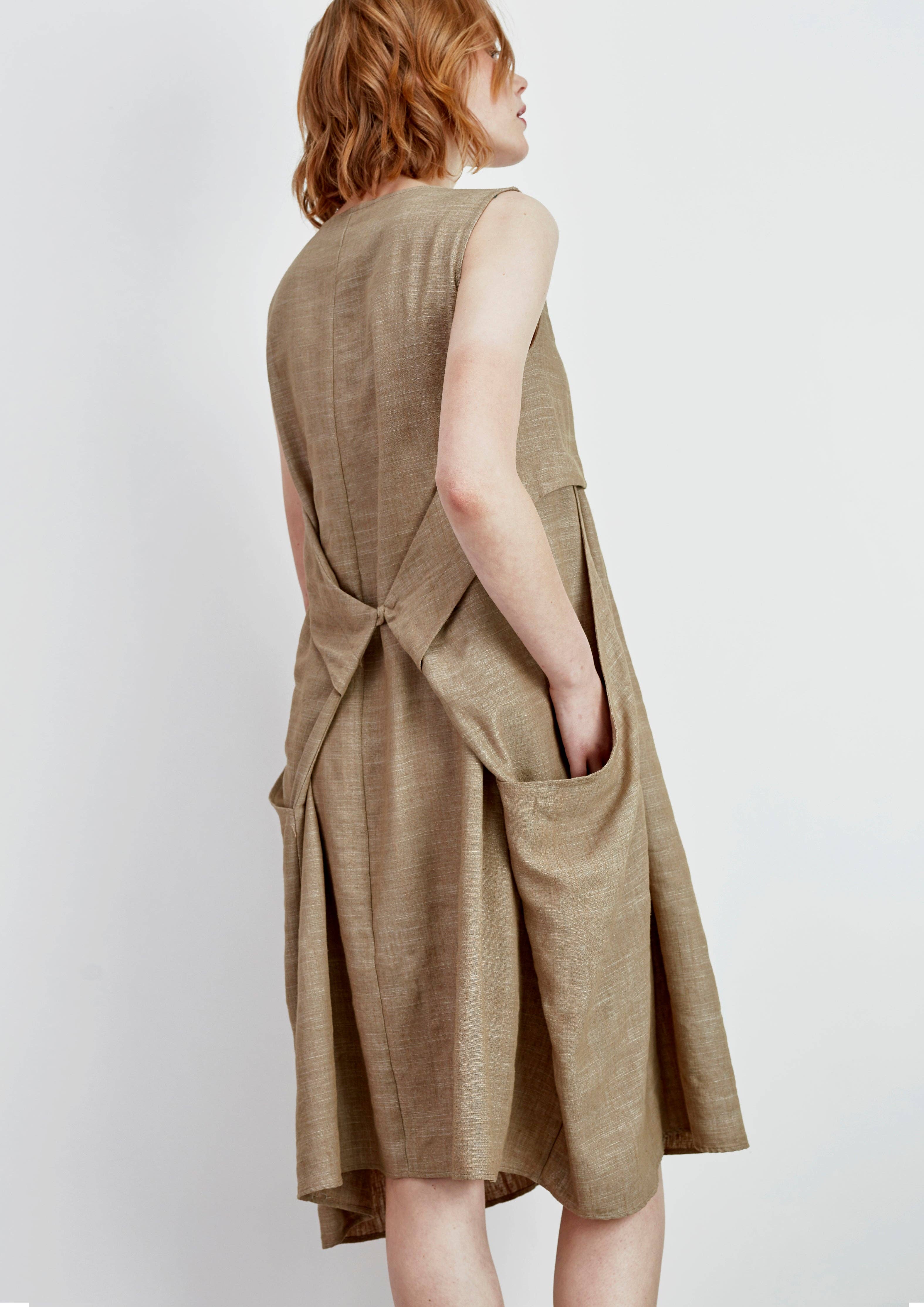 GUIMANOS - Wholesale Dress - Women's - Long Linen Dress3