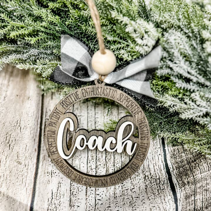 Coach Ornament P1961 for wholesale by Paisley Grace Makery