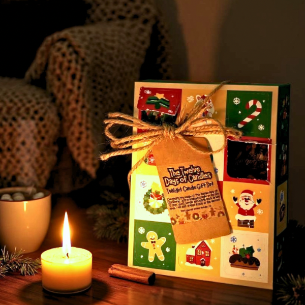 Raven’s Hearth – wholesale Tea light candles – Christmas Tealight Gift Set | 12 Days of Candles 4