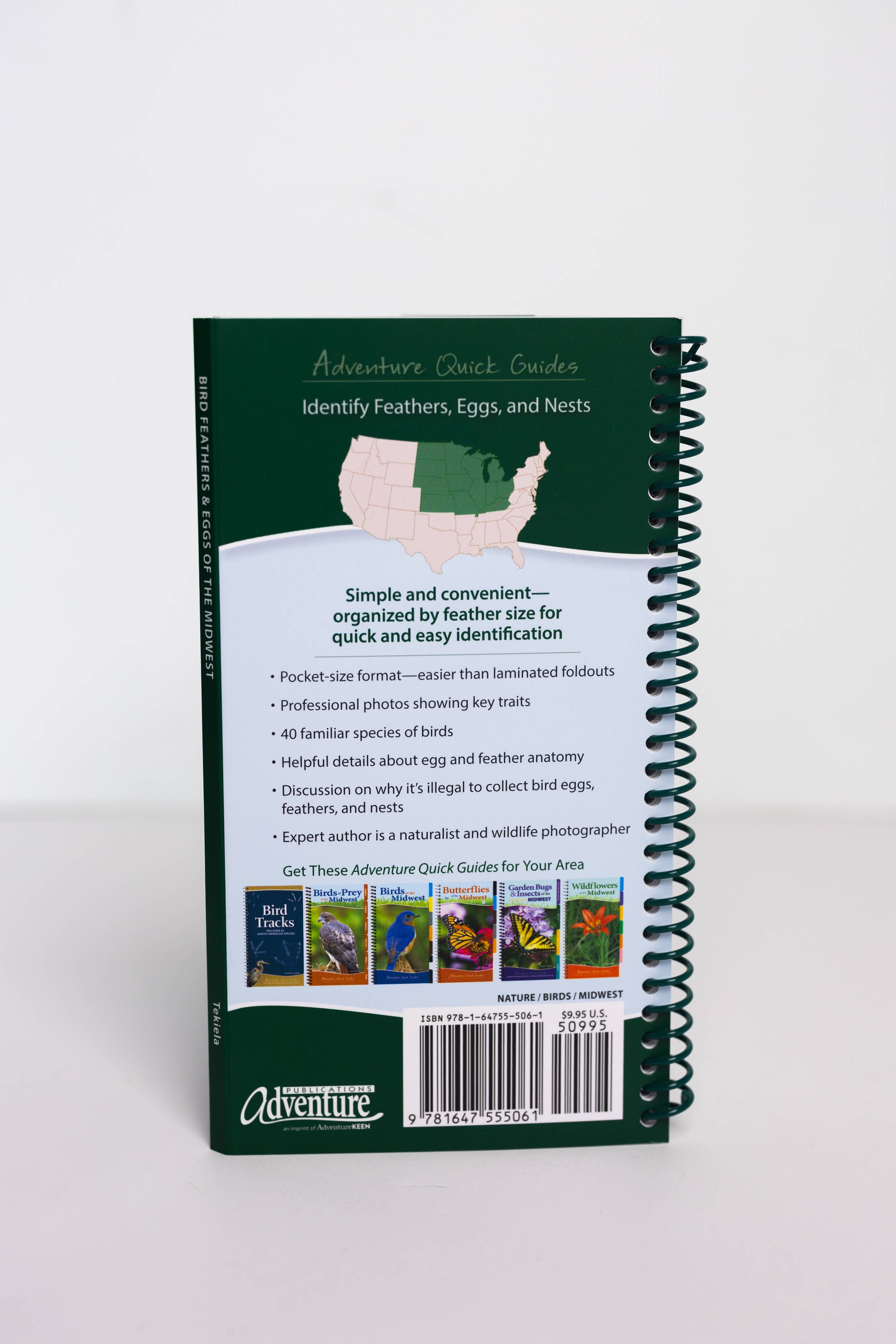 AdventureKEEN - Wholesale Nature & Outdoors - Bird Feathers & Eggs of the Midwest Quick Guide3