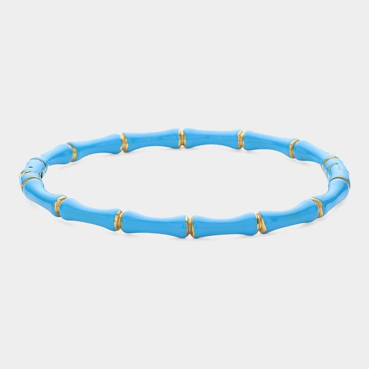 Sensibling Corp. - Wholesale Bangle Bracelet - Enamel Bamboo Hinged Bangle Bracelet6