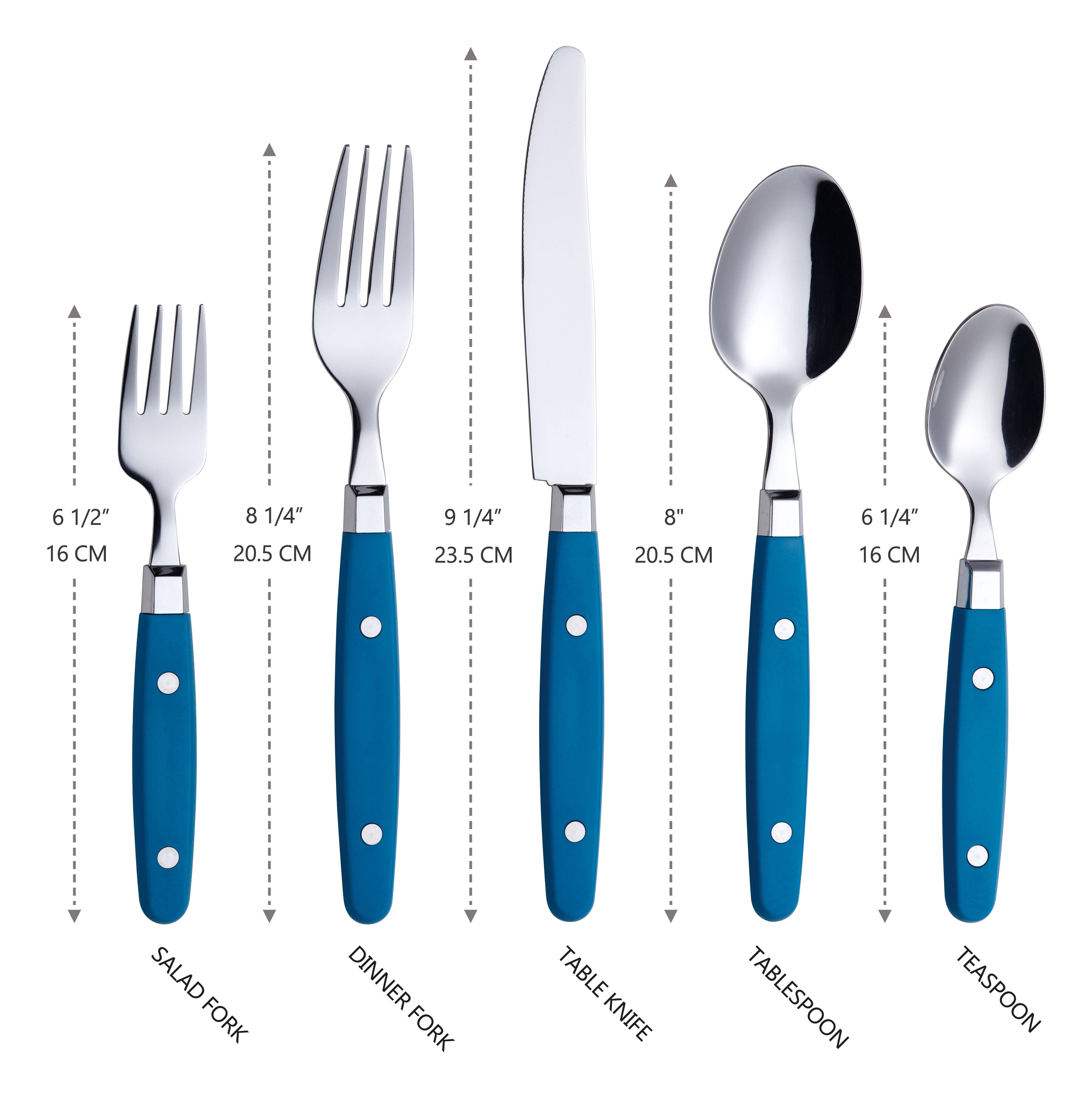 ANNOVA - Venta al por mayor Conjunto de cubiertos - Juego de Cubiertos Retro ANNOVA de 20 Piezas58