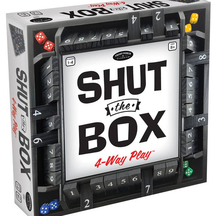 Shut The Box 4 Way Play for wholesale by University Games